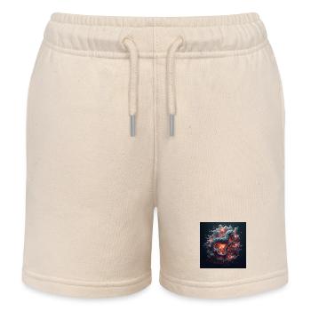 hypocampal - Kids Organic Sweat Shorts by Stanley/Stella - soft Ecru - Front