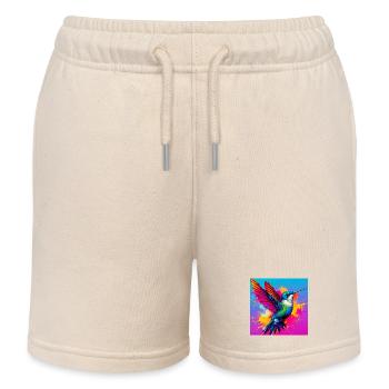 colibri - Short de jogging enfant bio Stanley/Stella - écru doux - Devant