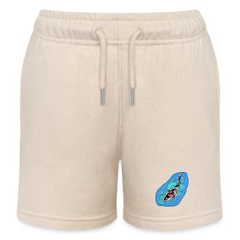 Koi Azure Spiral - Kinder Organic Joggingshorts Mini Bolter von Stanley/Stella - Natur - Vorne