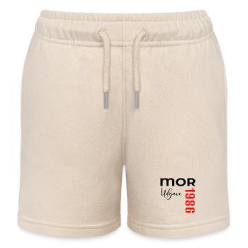 Mor 1986 Udgave - Short de jogging enfant bio Stanley/Stella - écru doux - Devant