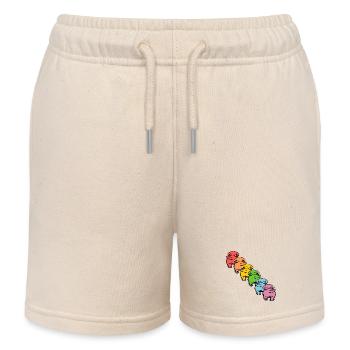 INKLUSION HUNDE VIELFALT - Kinder Organic Joggingshorts Mini Bolter von Stanley/Stella - Natur - Vorne