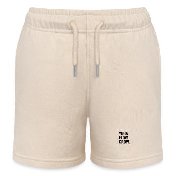Yoga Flow Grow. - Kinder Organic Joggingshorts Mini Bolter von Stanley/Stella - Natur - Vorne