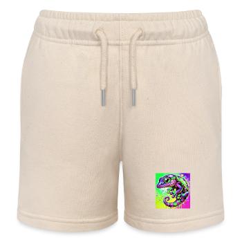 Gecko - Kinder Organic Joggingshorts Mini Bolter von Stanley/Stella - Natur - Vorne