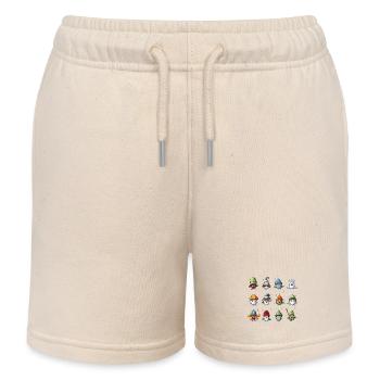 Bunte Wichtel Kollektion - Kinder Organic Joggingshorts Mini Bolter von Stanley/Stella - Natur - Vorne