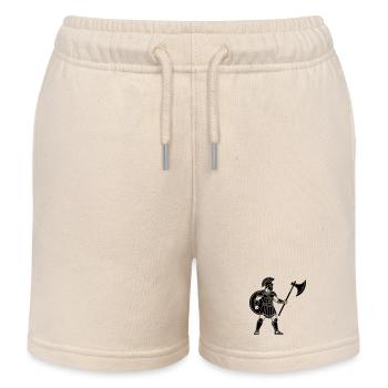 Soldier Greece - Kids Organic Sweat Shorts by Stanley/Stella - soft Ecru - Front