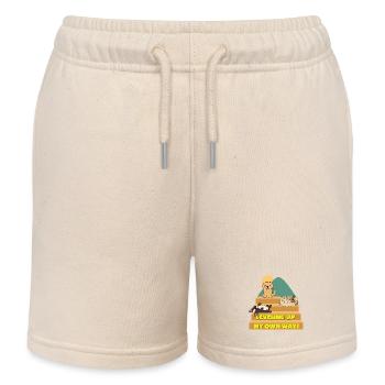 Leveln auf meine eigene Weise - Kinder Organic Joggingshorts Mini Bolter von Stanley/Stella - Natur - Vorne