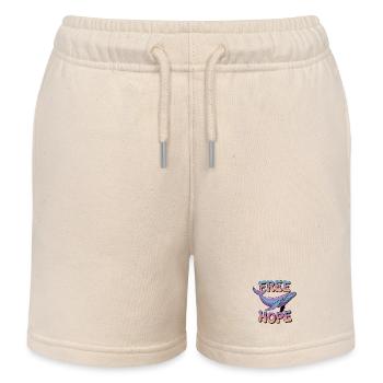 FREE HOPE :: Hope/ Timmy der Wal in der Ostsee - Kinder Organic Joggingshorts Mini Bolter von Stanley/Stella - Natur - Vorne