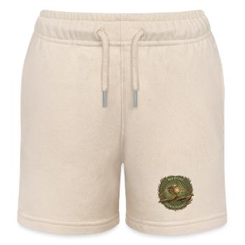 Vogelbeobachtung Wildlife Emblem - Kinder Organic Joggingshorts Mini Bolter von Stanley/Stella - Natur - Vorne