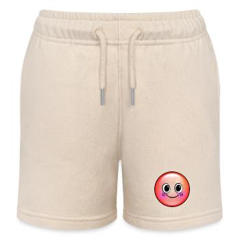 Niedliche Rote Blase - Kinder Organic Joggingshorts Mini Bolter von Stanley/Stella - Natur - Vorne