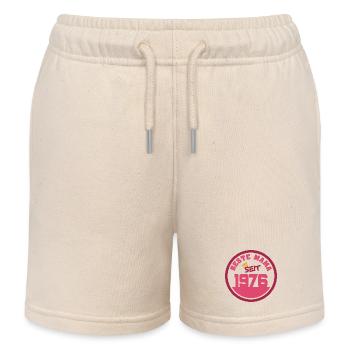 Mutti 1976 - Kinder Organic Joggingshorts Mini Bolter von Stanley/Stella - Natur - Vorne