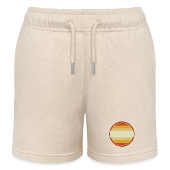 Legendaer Dennis - Kinder Organic Joggingshorts Mini Bolter von Stanley/Stella - Natur - Vorne