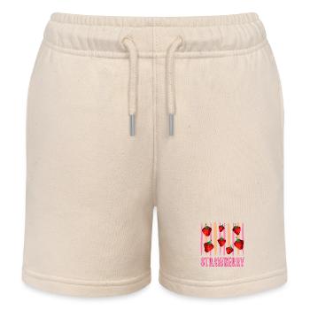 fraise - Short de jogging enfant bio Stanley/Stella - écru doux - Devant