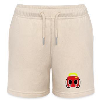 Défibrillateur AED Premiers secours - Short de jogging enfant bio Stanley/Stella - écru doux - Devant