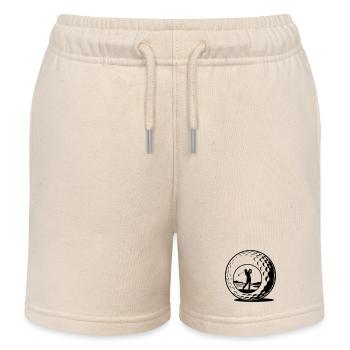 Balle de golf - Short de jogging enfant bio Stanley/Stella - écru doux - Devant