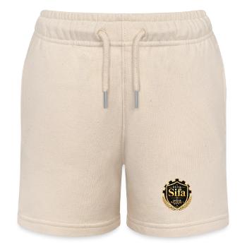 Ich bin Sifa – Welche Superkraft hast du? - Kinder Organic Joggingshorts Mini Bolter von Stanley/Stella - Natur - Vorne