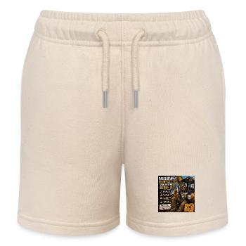 Baggerfahrer Humor Spruchshirt - Kinder Organic Joggingshorts Mini Bolter von Stanley/Stella - Natur - Vorne
