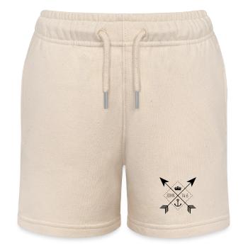 Sign John14:6 - Kinder Organic Joggingshorts Mini Bolter von Stanley/Stella - Natur - Vorne