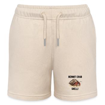 Bernard-l'ermite-Muschel-Einsiedlerkrabbe - Kinder Organic Joggingshorts Mini Bolter von Stanley/Stella - Natur - Vorne
