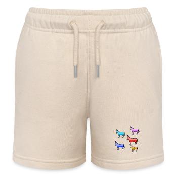 âne - Short de jogging enfant bio Stanley/Stella - écru doux - Devant
