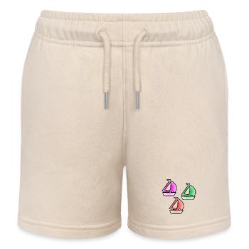 Segeln - Kinder Organic Joggingshorts Mini Bolter von Stanley/Stella - Natur - Vorne