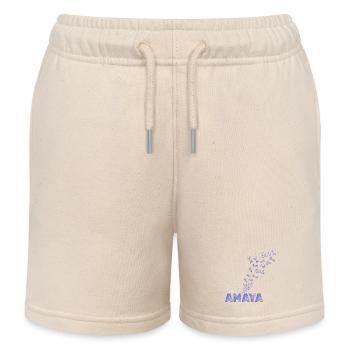 Geschenk für Amaya - Kinder Organic Joggingshorts Mini Bolter von Stanley/Stella - Natur - Vorne