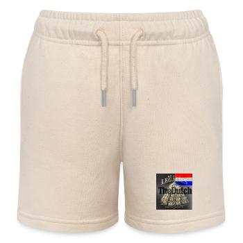 Vermächtnispyramide: Fokus und Freiheit - Kinder Organic Joggingshorts Mini Bolter von Stanley/Stella - Natur - Vorne