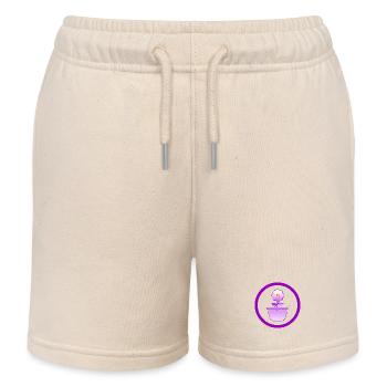 Blume - Kinder Organic Joggingshorts Mini Bolter von Stanley/Stella - Natur - Vorne