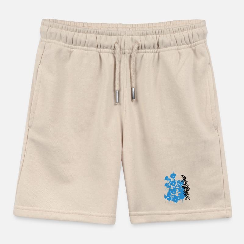 public soundsystem Kids Organic Sweat Shorts by Stanley/Stella