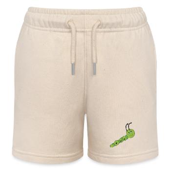 raupe - Kinder Organic Joggingshorts Mini Bolter von Stanley/Stella - Natur - Vorne