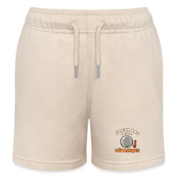 J'peux pas j'ai pétanque - Short de jogging enfant bio Stanley/Stella - écru doux - Devant