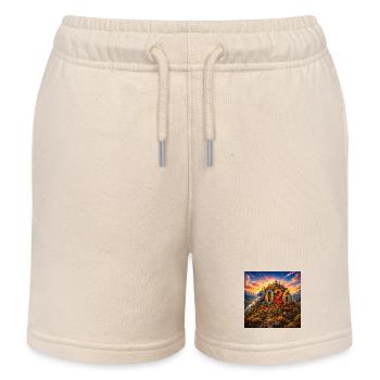 2026 Bergreise: Neue Chancen - Kinder Organic Joggingshorts Mini Bolter von Stanley/Stella - Natur - Vorne