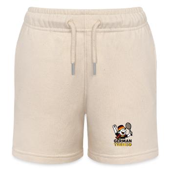 Mascotte allemande du tennis - Short de jogging enfant bio Stanley/Stella - écru doux - Devant