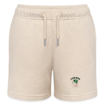Lizard Brain Eidechse Gehirn Psychologie Profil - Kinder Organic Joggingshorts Mini Bolter von Stanley/Stella - Natur - Vorne