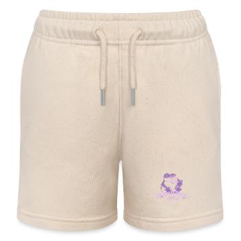 Graphique de boussole d’amour gothique - Short de jogging enfant bio Stanley/Stella - écru doux - Devant