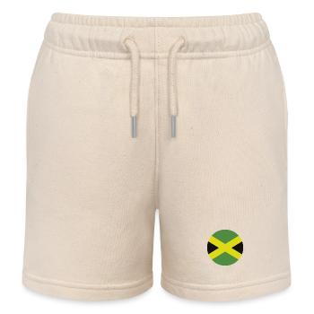 Cercle du drapeau de la Jamaïque - Short de jogging enfant bio Stanley/Stella - écru doux - Devant