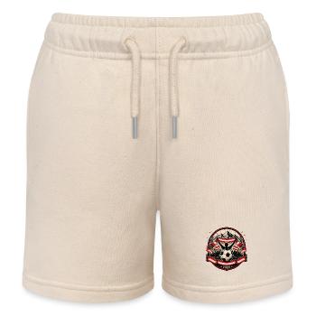 Fußballsommer Österreich 2026 Fan Badge - Kinder Organic Joggingshorts Mini Bolter von Stanley/Stella - Natur - Vorne