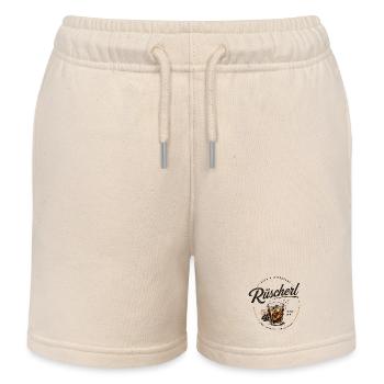 Rüscherl - Kinder Organic Joggingshorts Mini Bolter von Stanley/Stella - Natur - Vorne