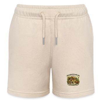 Selbstversorgung Natur Freiheit Garten Leben - Kinder Organic Joggingshorts Mini Bolter von Stanley/Stella - Natur - Vorne