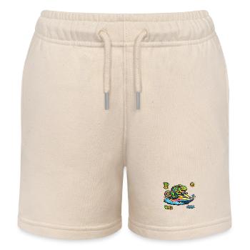Chama Jet Colour Rush - Kids Organic Sweat Shorts by Stanley/Stella - soft Ecru - Front