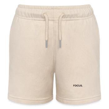 Focus Minimalist Black - Kinder Organic Joggingshorts Mini Bolter von Stanley/Stella - Natur - Vorne