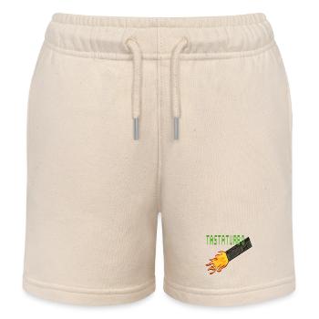 IT Arbeit Witz schnell Tippen Tastatur - Kinder Organic Joggingshorts Mini Bolter von Stanley/Stella - Natur - Vorne