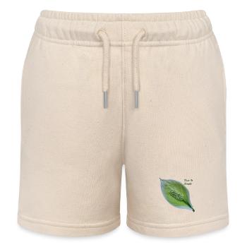 Keep_it_simple_Spathiphyllum_Peace_Lily_Bloom - Short de jogging enfant bio Stanley/Stella - écru doux - Devant