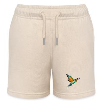 Bienenfresser fängt Biene - Kinder Organic Joggingshorts Mini Bolter von Stanley/Stella - Natur - Vorne