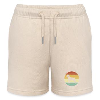 Rat Terrier - Kinder Organic Joggingshorts Mini Bolter von Stanley/Stella - Natur - Vorne