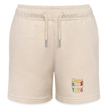 T-shirt Vintage Original 1976 Cassette - Kids Organic Sweat Shorts by Stanley/Stella - soft Ecru - Front