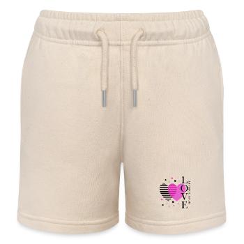 Heart_to_Heart - Short de jogging enfant bio Stanley/Stella - écru doux - Devant