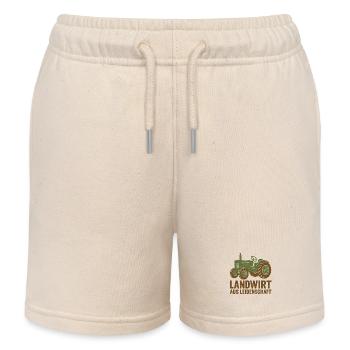 Landwirt aus Leidenschaft - Kinder Organic Joggingshorts Mini Bolter von Stanley/Stella - Natur - Vorne