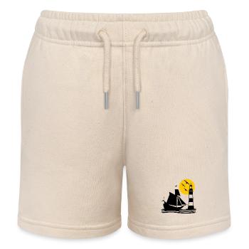 Sail - Kids Organic Sweat Shorts by Stanley/Stella - soft Ecru - Front