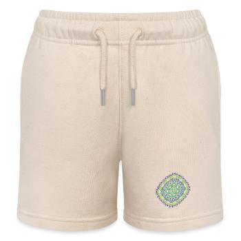 Emerald Weave - née du chaos - Short de jogging enfant bio Stanley/Stella - écru doux - Devant