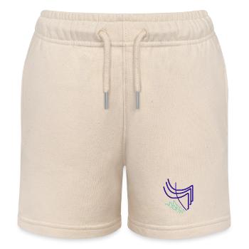 Was schenke ich einem Künstler? - Kinder Organic Joggingshorts Mini Bolter von Stanley/Stella - Natur - Vorne